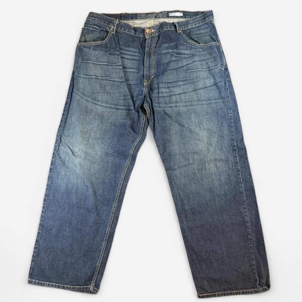 Levi's SilverTab Men's Dark Wash Baggy Jeans SZ 42x32